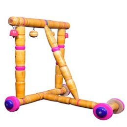 Wooden Walker Multi Color / Nadai Vandi / Pangulgada